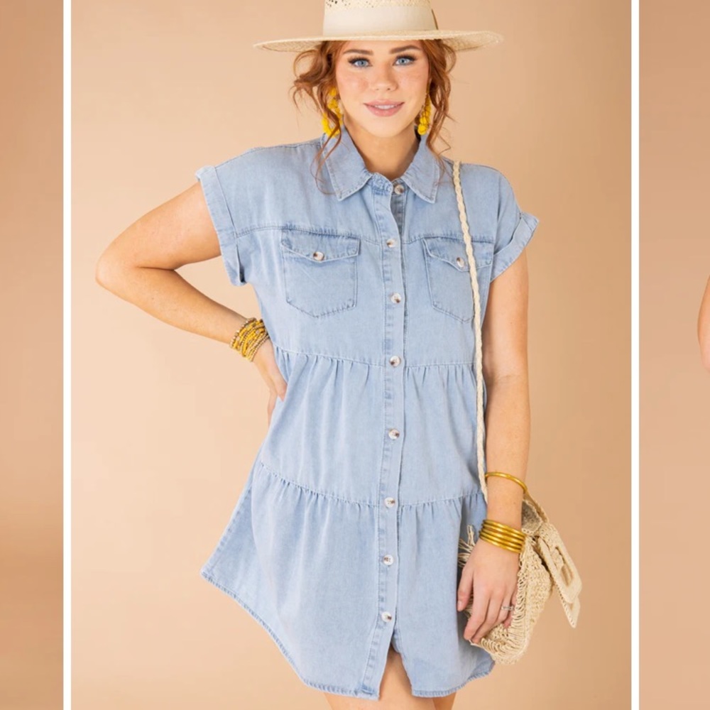 Denim dress